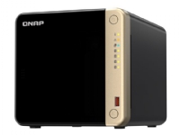 QNAP TS-464 - NAS-server - 4 brønner - 16 TB - SATA 6Gb/s - HDD 4 TB x 4 - RAID RAID 0, 1, 5, 6, 10, JBOD - RAM 8 GB - 2.5 Gigabit Ethernet - iSCSI støtte