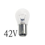 Päronlampa Ba15d P22x48 5W 42V