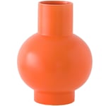 Raawii Strøm Vase 24 cm, Vibrant Orange Fajanse