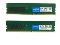 Crucial 32GB (16GBx2) PC4-21300 (DDR4-2666) Memory 2x CT16G4DFD8266 Desktop RAM