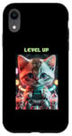 Coque pour iPhone XR Niveau joueur Boba : aventure de jeu Kawaii Baby Cat