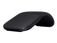 Microsoft Arc Mouse - Mus - optisk - 2 knapper - trådløs - Bluetooth 4.1 LE - svart