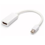 blanche - Cable® - adaptateur Thunderbolt Mini DP vers HDMI, 1080P, Port d'affichage Mini DisplayPort, pour Apple Mac Macbook Pro Air