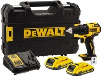 DeWALT DCD708D2T-QW - Borr/drivare - sladdlös - 2 hastigheter - nyckellös chuck 13 mm - 65 N·m - 2 batterier - 18 V