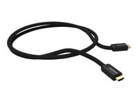 NorStone ARRAN - Câble HDMI - HDMI mâle pour HDMI mâle - 80 cm - noir - support 4K