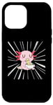 Coque pour iPhone 13 Pro Max Kawaii Axolotl Mangeant des nouilles Ramen Anime Vintage