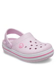 Crocs Ballerina Pink Crocband Clog, Pink, Size 8 Younger