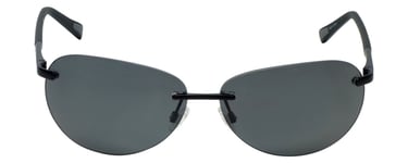 Timberland TB9117-02D Designer Polarized Sunglasses in Matte Black with Grey Len