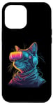 iPhone 14 Pro Max Neon Feline Fantasy Case
