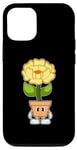iPhone 14 Plant pot Peony Flower Case