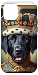iPhone 14 Royal Dog Portrait Royalty Labrador Retriever Case