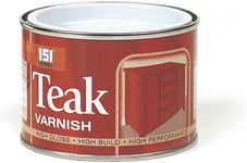 151 Teak Varnish Paint Wood Metal High Floor Gloss Performance 180ml