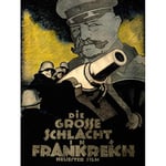 Wee Blue Coo Poster de Film publicitaire de la Grande Bataille de France WWI Hindenburg Allemagne 30,5 x 40,6 cm
