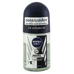 Nivea men 48hr roll on invisible black and white deodorant anti-perspirant 25 ml