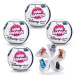 5 SURPRISE Mini Brands Disney Store Series 1 Mystery Capsule Collectible Toy (4 Pack) by ZURU