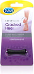 Scholl ExpertCare Cracked Heel Roller Head Refill 1 count (Pack of 1), Black