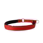 Dogman Professional Halvstryp Halsband Med Reflex 45cm Röd