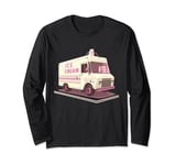 Happy Ice Cream Truck Outfit for Boys and Girls in Summer Long Sleeve T-Shirt