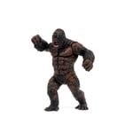 8Pcs Godzilla VS KingKong Ghidorah Burning 3.5'' PVC Model Figures Toy Kids Gift
