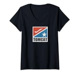 Womens F-14 Tomcat V-Neck T-Shirt