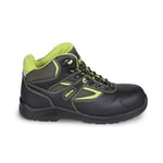 Beta 7221PEK Chaussures hautes de sécurité très flexibles et ultra légères, chaussures de travail avec tige en cuir hydrofuge avec inserts en nylon, renfort anti-abrasion au niveau des orteils, 37 EU