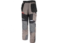 Lahti Pro Khaki-sort bukser med elastiske innlegg S (L4050901)