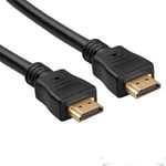2m 2 METER GOLD Connectors (1.4a Version, 3D) HDMI TO HDMI CABLE WITH ETHERNET,COMPATIBLE WITH 1.4,1.3c,1.3b,1.3,1080P,PS3,XBOX 360,SKYHD,FREESAT,VIRGIN BOX,FULL HD LCD,PLASMA & LED TV's AND ALSO SUPPORTS 3D TVS