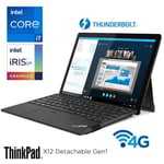PC Portable Lenovo ThinkPad X12 20UW0006SP 12.3 FHD Intel Core i7-1160G7 16Go RAM LPDDR4 512Go SSD Win 10 Pro Noir