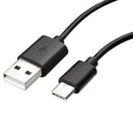Samsung Galaxy USB-A till USB-C Laddningskabel, 1,2m - Svart