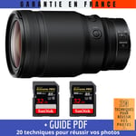 Nikon Z 50mm f/1.2 S + 2 SanDisk 32GB UHS-II 300 MB/s + Guide PDF ""20 TECHNIQUES POUR RÉUSSIR VOS PHOTOS