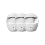 Yale EF-3PIR Easy Fit Alarm Accessory PIR Motion Detectors, Pack of 3, White, Motion Activated, Accessory for SR & EF Alarms, 868MHz technology