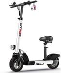 LAZNG Electric bicycle Adult electric scooter, foldable city scooter, LED headlights, 500W48V, USB charging, 3C certification, 28.6AH lithium battery, endurance 120-150km / h