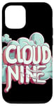 Coque pour iPhone 13 Pro Happy on Cloud Nine Statement pour garçons et filles