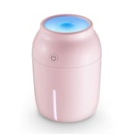 CJJ-DZ USB Night Light Air Humidifier Portable Air Humidifiers Purifier for Cars Office Desk Home Digital Ultrasonic Cool Mist Humidifier with Ioniser automatically maintains Humidity,Whisper-Quiet ,h