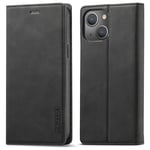 LC.IMEEKE LC iPhone 13 mini premium plånboksfodral - Svart