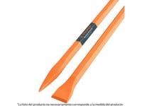 San Angelo Rak Kofot 3,9 Kg, 22X1250 Mm, Ena Änden Spetsig, Den Andra Änden 40 Mm Platt. Sexkantsstång, Härdat Truper®-Stål
