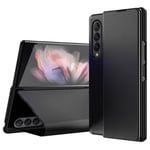 Samsung Galaxy Z Fold4 5G PU Leather Stand Fodral - Svart