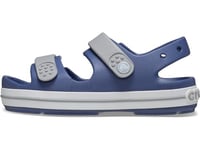 Crocs Crocband Cruiser Sandal K, Bijou Blue/Light Grey, 13 UK Child