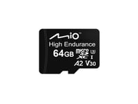 Minneskort Mio High Endurance | 64 Gb | Microsd | Flashminne Klass Uhs-I