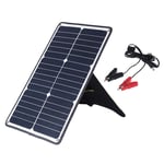 CUTICATE Solar Car Battery Trickle Charger, 20W Solar Battery Charger Power Station Generator Solar Panel For Automotive, Motorcycle, Boat, Marine, RV