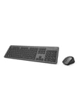 Hama "KMW-700" Wireless Keyboard / Mouse Set anthracite / black