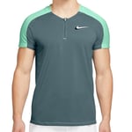Nike Court Slam Ultimate Tennis Shirt Sz L  Mineral Slate Mint Foam DD8436 384 