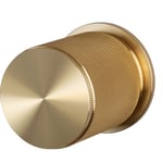 Buster + Punch-Door Knob Double Sided Cross, Brass