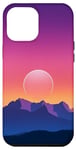 Coque pour iPhone 12 Pro Max Violet-Rose Orange Ombre Dégradé Aura Mignonne Esthétique