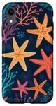 Coque pour iPhone XR Amant de corail étoile de mer tendance