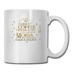 I Like My Coffee Darker Than The Mines of Moria Coffee Mug, Cute Fathers Fun Cup White NurseFunny Coffee Mug