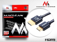 Maclean HDMI Mini - HDMI-kabel 0,5m svart (MCTV-710)