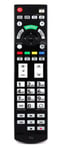Replacement Panasonic N2QAYB000715 Remote Control with Internet, 3D & Guide B...