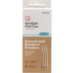 Spotlight Oral Care 0.6mm Interdental Bamboo Brushes - Pack Of 8