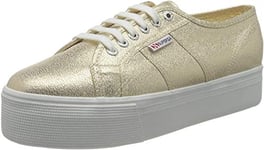 Superga Women's 2790-lamew Sneaker, Yellow Gold 174, 8.5 UK